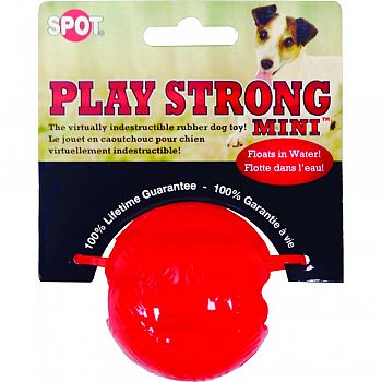 Play Strong Mini Rubber Ball RED SMALL