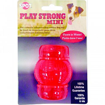 Play Strong Mini Rubber Chew RED SMALL