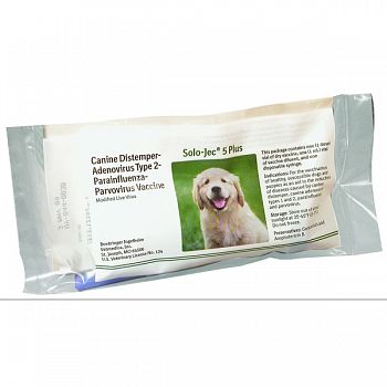 Solo-jec 5-plus W/ Syringe For Dogs GREEN 1 DOSE