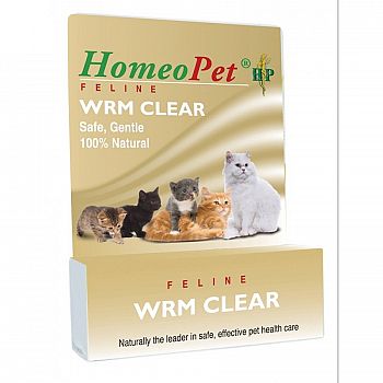 Homeopet WRM Clear Feline Remedy - 15 ml.