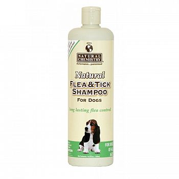 Natural Flea & Tick Shampoo for Dogs 16 oz
