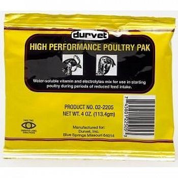Hi Performance Poultry Pak 4 oz.