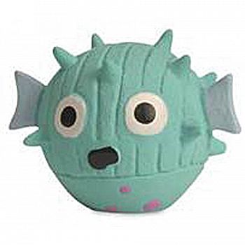 Ruff-tex Blowfish Dog Toy - Mini / Green
