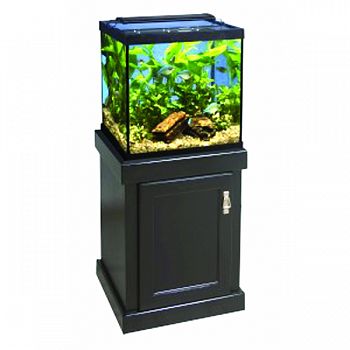 Newport Rectangular Aquarium Stand With Handles BLACK 30X12 INCH