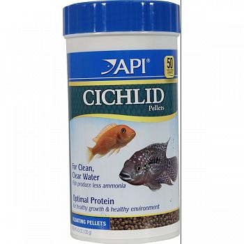 Cichlid Medium Pellet  4.2 OUNCE