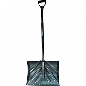 Snow Shovel Reinforced Blade With Steel Handle GRAY 18 INCH WIDE