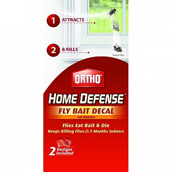 Ortho Home Defense Max Fly Bait Window Decal (Case of 18)