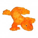 This bright colored lizard is a dog's best friend. Soft and cuddly and easy for even puppyies to carry around - we like this dog toy for quiet time play - 14 in.