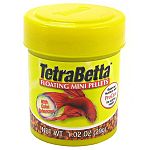 Balanced nutrition for optimum health. With color enhancer.   Tetra Betta Mini Pellets are nutritionally balanced staple food for Siamese Fighting Fish (Betta splendens).