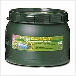 Clean scene. Maintain a healthy and clear pond with this powerful pond filter. It removes contaminants and ammonia using its advanced trickle flow and bio-ring technology. It's ideal for use in water gardens up to 1200 gallons or koi ponds up to 500 gall
