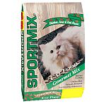SPORTMiX® Gourmet Mix combines chicken, fish and liver flavored pieces to produce a taste that cats love. Formulated with a special balance of protein, fat, vitamins and minerals, Gourmet Mix supplies a 100% complete and balanced diet.