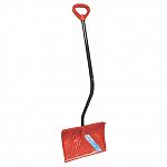 A shovel, pusher and scoop built into one super snow-removal tool. Ease of a shovel, holding capacity of a scoop, curved blade of a pusher. Durable poly construction. Provides less stress on the heart and back than ordinary shovels. Unique s-bend handle r