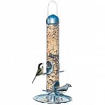 Offer your birds a variety of seeds through the modern design of the Perky Pet Festival 2-in-1 Bird Feeder. Give each of the four seed ports a twist to change this accent from a traditional mixed seed feeder to a thistle feeder.