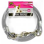 Great for dog owners who don t have a fenced-in yard, this galvanized steel cable is available in a variety of sizes to hold different sized dogs. Cable is strong, vinyl coated, and galvanized aircraft cable. Use with a trolley, hook, or stake.