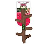 Perfect toss toy for indoor and outdoor play. Promotes healthy exercise. The new Kong Pet Stix are made with a high-grade durable nylon and with minimal stuffing, dogs will forget all about the sticks lying on the ground.
