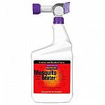 Attach to garden hose and apply. No mixing required. Controls mosquitoes, gnats, houseflies, flying moths and clusterflies. Spray outside surfaces of screens, doors, window frames or wherever annoying insects enter the building. Can also treat surfaces an