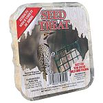 The Seed Suet Treat comes in a case of 24 making it convenient and economical. Easy to place in a suet feeder and hang and your backyard birds can enjoy it any time of the year. Attract all kinds of wild birds to your backyard buffet!