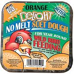 Feed your wild birds year round Orange Delight Suet Dough by C and S. This delicious treat is ideal for year round wild bird feeding in all types of weather. Nutritionally balanced to provide wild birds with much needed energy when they need it.