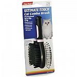 This unique cat brush is made to be gentle on your cat while removing loose hair and tangles and mats. Grip is non-slip and is easy and comfortable to hold in your hand when brushing your cat. Brush has both nylon and wire bristles.