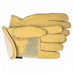 The Premium Grain Leather Gloves with Thinsulate for men have a split leather palm patch for extra durability and protection and are made with Thinsulate for extra warm while working outside. Made of premium leather that is long wearing.