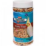 This tasty Orange Blossom Honey treat is bursting with flavor for a healthy treat that is irresistable to birds. Give to your pet bird as a treat for fun or a reward. Made with prebiotics and probiotics for better digestion.