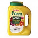 Preen Weed Preventer with Brilliant Blooms Fertilizer works all season long!Unlike with other weed killers and fertilizers, one easy application prevents weeds up to 3 months and fertilizes your plants for beautiful color.
