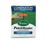 Designed for the quick repair of bare spots on lawns, this mix germinates quickly and fills in spots with lush, green grass. Made with high quality Scotts grass seed, fertilizer, and mulch. Simple to use and does not require mixing. Size of one bag is 4.7