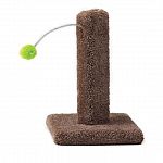 A classic feline favorite. Ware 16 inch Kitty Cactus with Pom Pom. Carpet colors will vary. Package: 16 inch post (10 x 10 x 16) The perfect cat toy and scratching post all in one.  Long lasting carpet / Durable construction