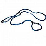 This combo-slip lead is great for show, travel or just a quick walk. Casual and smooth, this delightful leather collar/nylon leash combination is both pleasing to the eye and your pocketbook.  Sizes: 3/8 x 6 feet