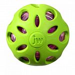 Durable rubber ball covered with hol-ee styled cutouts Provides the crackle sound and feel that dogs love Tough outer rubber molds around bottle ball providing a protective layer that will hold up to rugged play