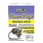 This repellent is made to safely repel mice for over 30 days without causing them harm. Repellent contains natural essential oils that effectively repels mice and helps to prevent mice from entering, feeding or nesting.