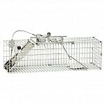 Easy to set: trap sets with one hand. Easy to release: lever opens trap door and animal is set free. Safe: set and release mechanism is located at the top of thetrap limiting interactiong with the animal. For rats, chipmunks, weasels, squirrels and rabbit