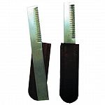 This stripping comb is designed to thin out horse hair. Made to be durable and long lasting. Stripping comb comes with a case to protect it when not in use. Helps make grooming your horse easier and more convenient.