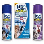 Vacuum away pet hair to remove pet hair, odor and allergens from carpets. Fresh ‘N Clean Odor Plus is specially formulated to help break the staticcharge that bonds both pet hair and allergens to carpet & upholstery fibers.