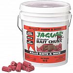Jaguar is tougher on rats and mice with the strongest single-feeding anticoagulant available -brodifacoum. Jaguar is especially successful in cleaning out tough mouse infestations or where resistance is suspected. 18 pound.