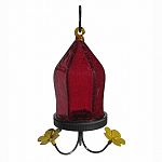The Straight Crackled Jewel Hummingbird Feeders are made of beautiful, hand-blown crackled glass and feature Easy Fill & Clean feeders that have 4 inch wide openings for easier filling and cleaning - Removable flowers, base, and stainless steel tubes