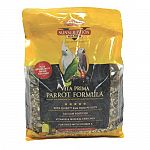 Quiko egg food crumbles and spirulia is designed to meet the daily nutritional needs of all parrot species. Addition of nutrient rich fortified vita bite pellets add vitamins and minerals not normally found in straight seed diet. Promotes colorful feather
