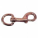 Use snap to attach reins to bridle, or to attach harness work to horse and vehicle to be pulled. Snap #225. Zinc plated.