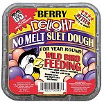 Berry Delight Suet Dough is perfect for year round wild bird feeding, even in warmer climates. Made of a soft dough texture, this suet won't melt in the sun. Place in suet feeder or basket and hang on a tree or hook. All natural ingredients.