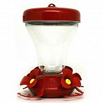 Garden Song Magnolia Top Fill Hummingbird Feeder has four magnolia feeding ports and a large 20 ounce nectar capacity. Easy to fill. The top opens easily similar to a sport bottle for filling and has a wide mouth. Easy to clean and care for.