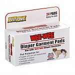 Offering super absorbency, the Wee Wee Diaper Garment Pads simply stick to the inner lining of the Wee-Wee Diaper Garments. Change pad as needed. 24 Pads per box.