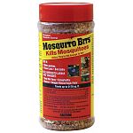 Mosquito Bits kill fast - within 24 hours - before mosquitoes are old enough to bite. Quick Kill large mosquito populations. Environmentally sound biological mosquito control.  Available in 8 oz. and 30 oz. containers.