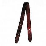 Replacement leather head poll strap for yearling and small horse halters. Used with a double buckle style horse halter. Replaces leather head poll strap. 1 s/t leather headpole.
