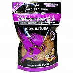 Mealworm and Berry To Go Wild Bird Food by Unipet is made with natural berry flavored, dried mealworms for a tasty alternative to wild bird seed. Great for feeding separately or combined with bird seed. Berry flavor is tasty treat for your wild bird.