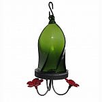 The Twisted Jewel Hummingbird Feeders are made of beautiful, hand-blown glass and feature Easy Fill & Clean feeders that have 4 inch wide openings for easier filling and cleaning