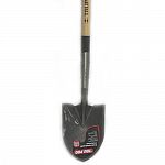 A premium line true to the specs of contractor grade tools yet geared for the consumer. Round point shovel. Long handle. Manufacturer has a lifetime warranty. Tempered steel head with a wooden handle.