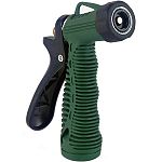 The insulated aqua-gun by Melnor features: Slip resistant molded design. Heavy duty insulated poly-clad zinc body. Great for washing cars and all general watering. Can be used with hot or cold water.