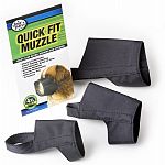 Whether on a trip to the vet or for easy control during a leisurely walk, this Quick Fit muzzle will give you and your dog peace of mind. Fits comfortably, will not constrain your dog's movement. Comes in multiple sizes.