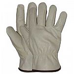 Boss Grain Leather Driver Glove for Men is made of a durable grain leather that offers great mobility and comfort. Glove has an open cuff that has a shirred back with elastic that gives you a great fit. Index finger is double stitched for durability.