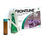 Frontline Plus provides your cat with the most complete spot-on flea and tick protection available. In addition to killing 98-100% of adult fleas on your cat within 24 hours, Frontline Plus contains ingredients that kills flea eggs. 3 month supply